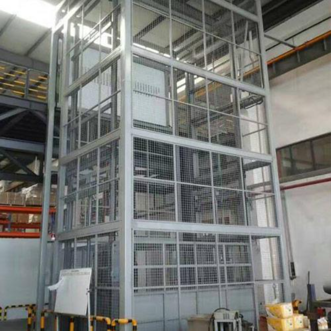 安达导轨式升降平台货梯